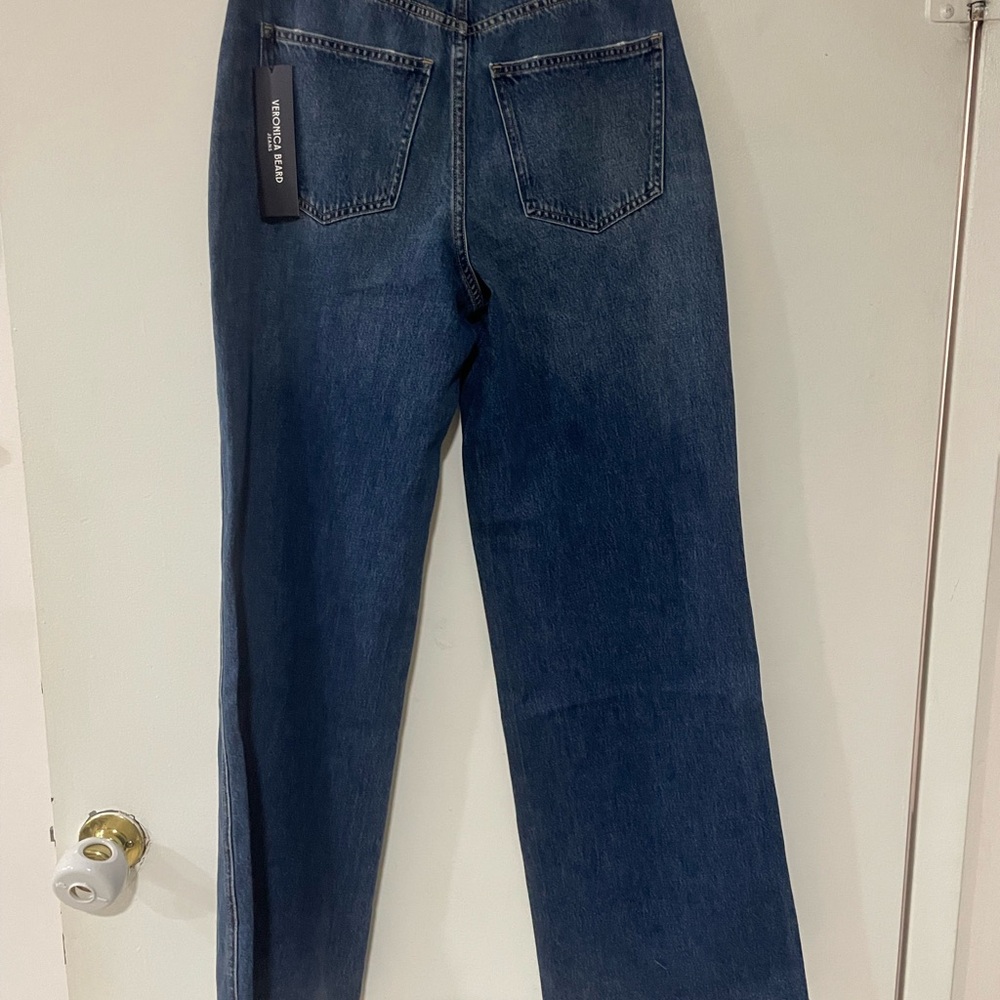 Veronica Beard Dark Blue Flare Jeans - Picture 8 of 9